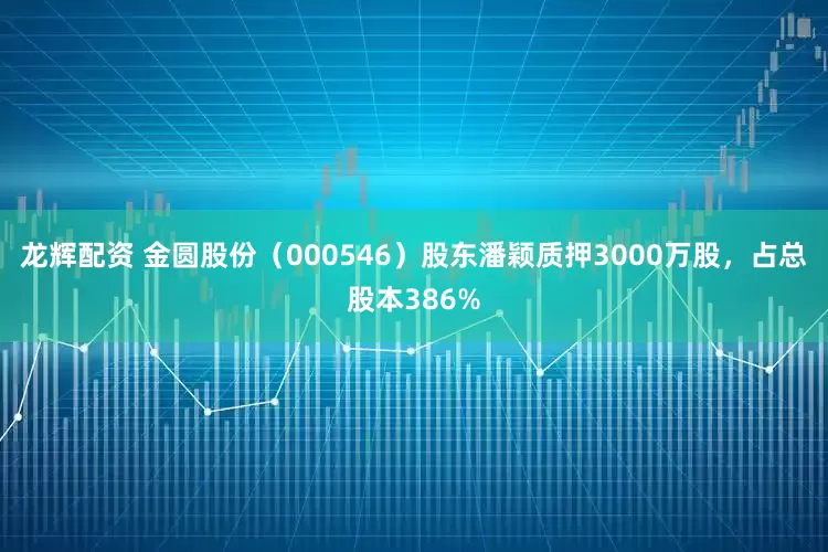 龙辉配资 金圆股份（000546）股东潘颖质押3000万股，占总股本386%